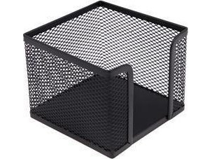 Metall-Zettelbox Schwarz Memobe