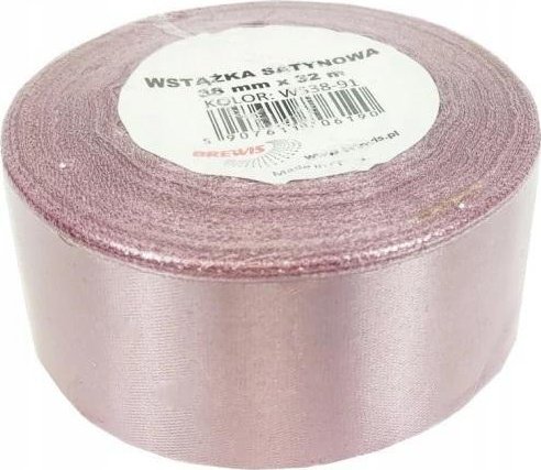 Satinbånd mørk rosa 38 mm x 32 m