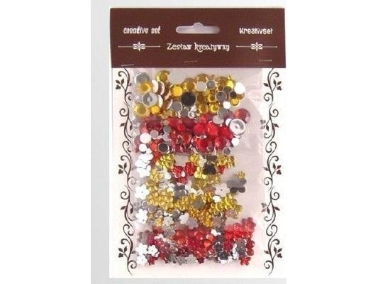 Gelbes Und Rotes Kieselstein-Set 35G