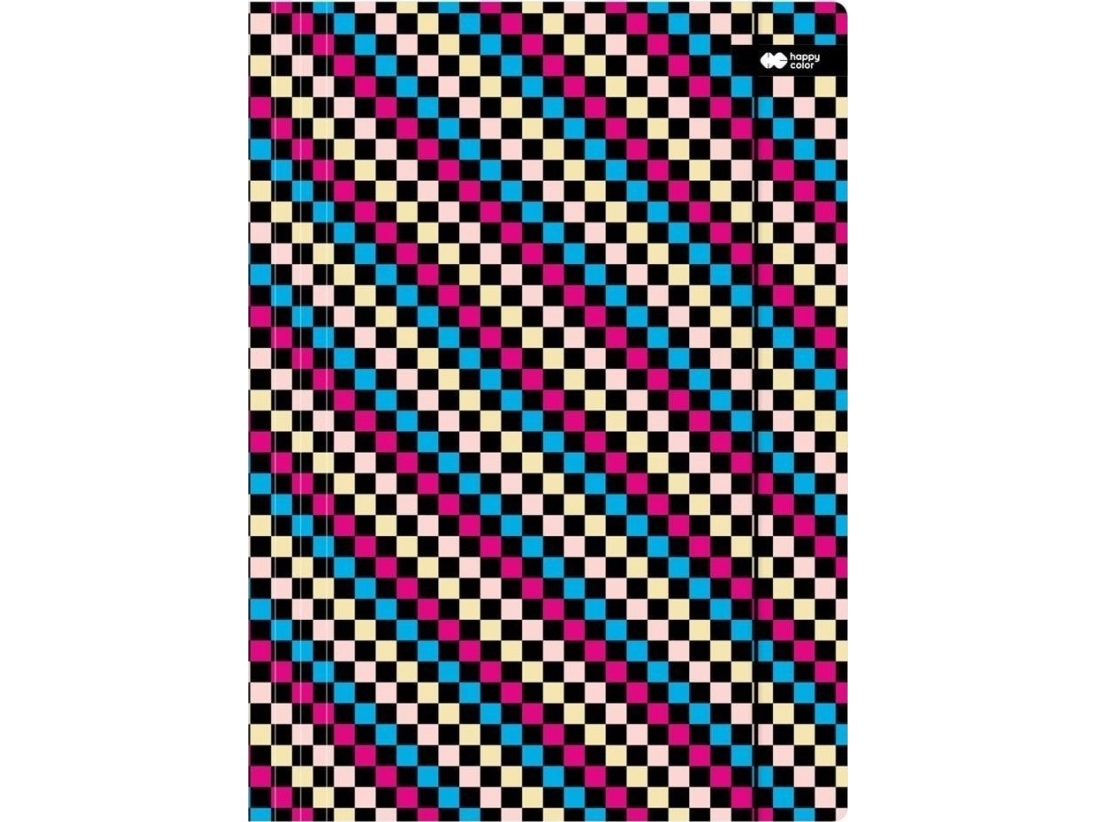 A4+ mappe med elastik Skakbræt HAPPY COLOR