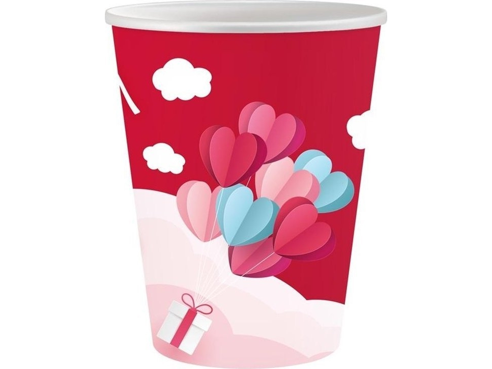 GoDan papirbægre Love 250 ml 6 stk