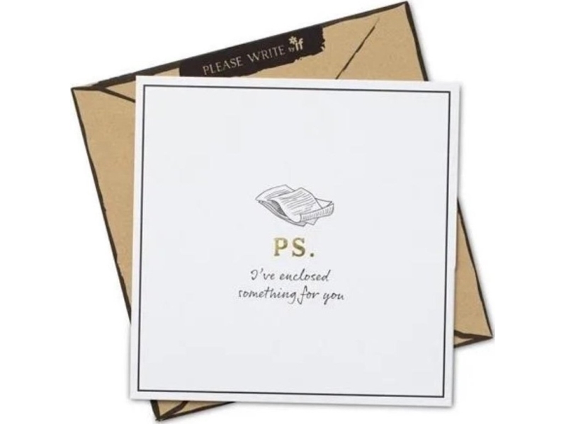 Please Write - Card With Envelope Ps.