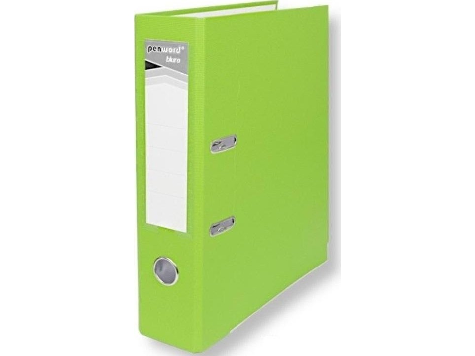 A4-ringbind med 7,5 cm lysegrøn hylse