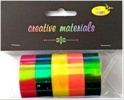 Opaliserande papperstejp 15 mm 5 st | Leksaker - Bilar och andra fordon | GameStuff