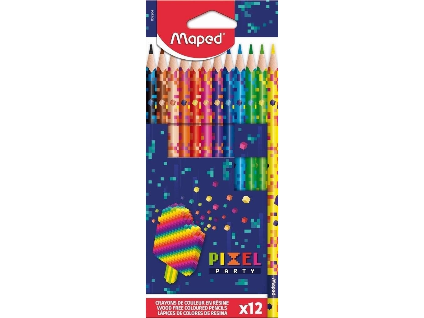 maped Buntstifte PIXEL PARTY Mehrfarbig | Skrivredskap - Blyertspennor & pencils - Stift | GameStuff