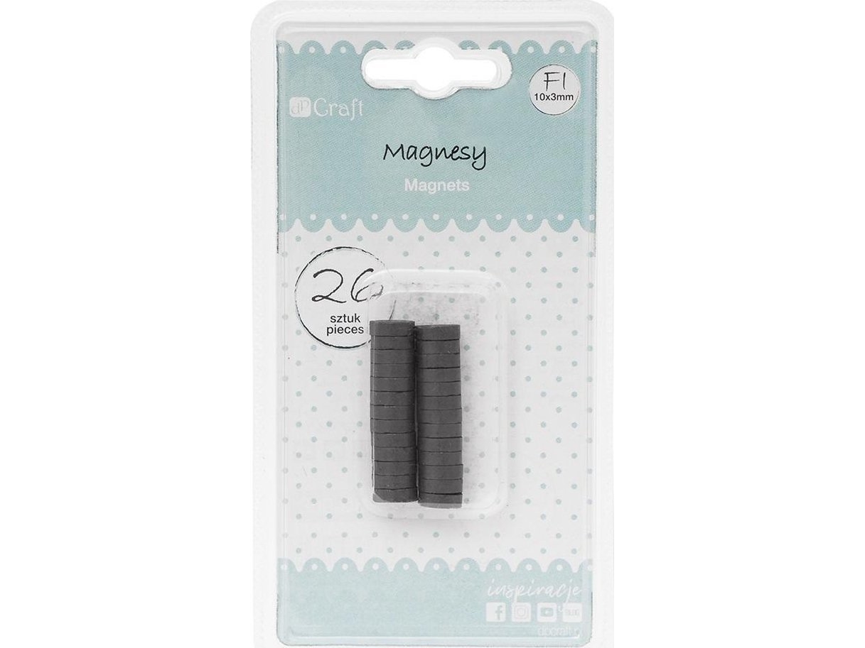 Magnete Fi 10X3mm 26Stück