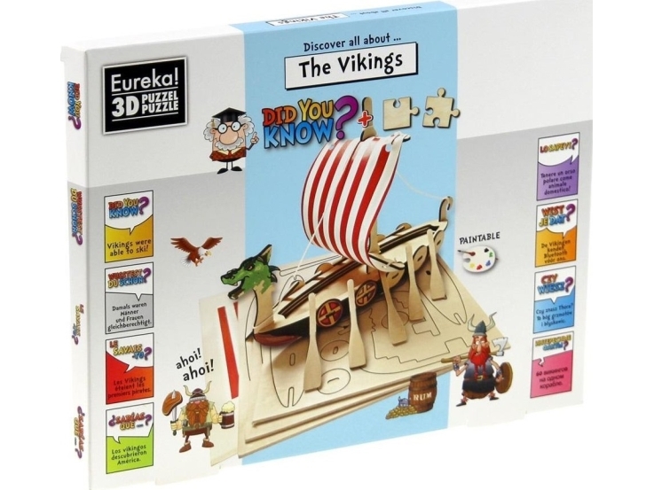 Gepetto Wooden Puzzle - Vikings
