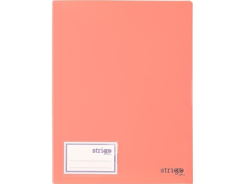 Präsentationsalbum A4 30-Fach Hellrosa Strigo