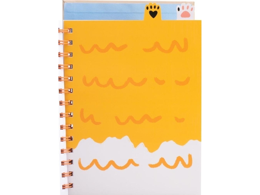 Notes na spirali A5/80K Cat&Dog przekładki HAPPY