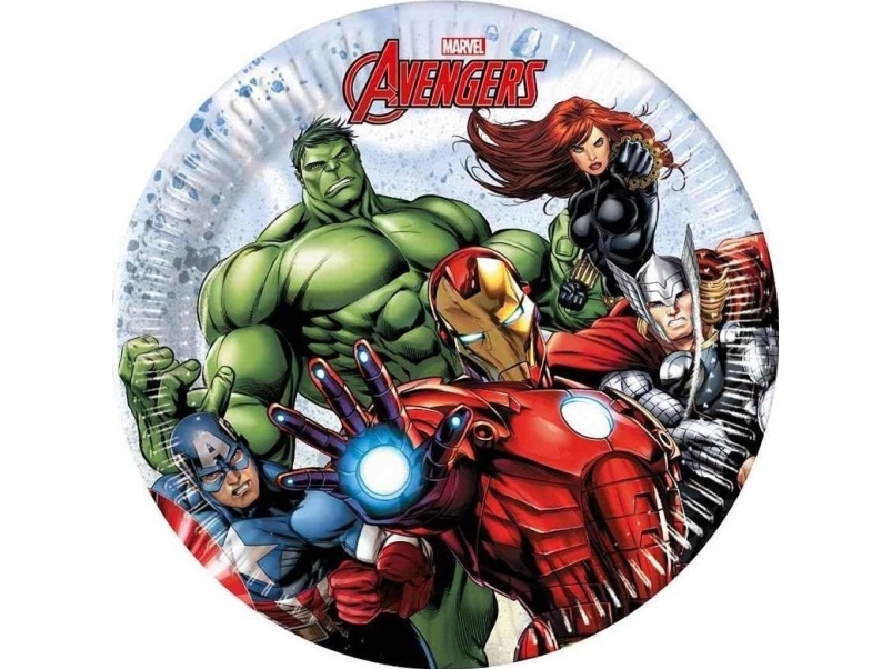 Avengers Infinity Stones Pappteller 19,5 Cm