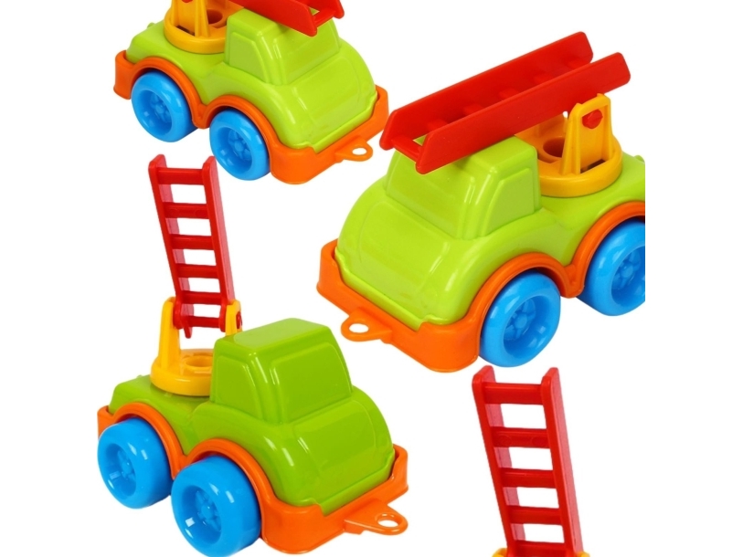 Technok Mini Brandbil Fordon Rörliga Hjul Och Stege Brandkår Bil | Leksaker - Bilar och andra fordon - Akutbilar | GameStuff