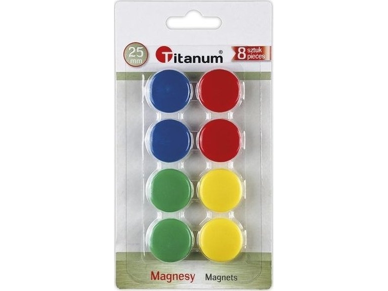 Magneter Til Whiteboards 25 Mm, 8 Stk.