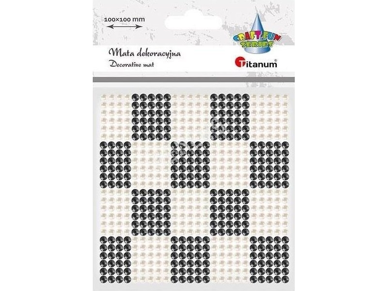 Dekorativ Matta 10x10cm Parlor Kristaller