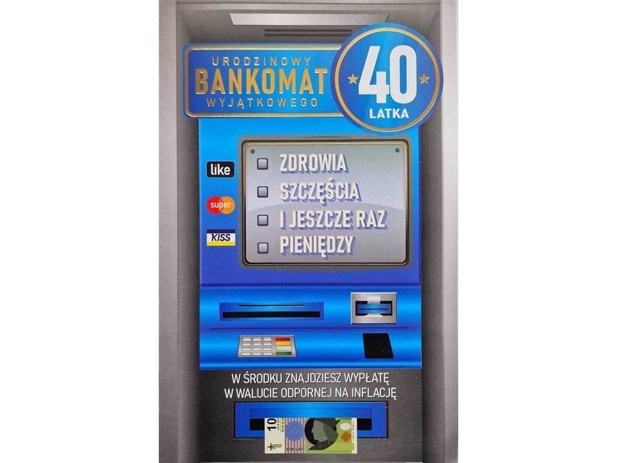 Card Birthday 40 male | Skola & Hobby - Festdekorera - Presentinslagning | GameStuff