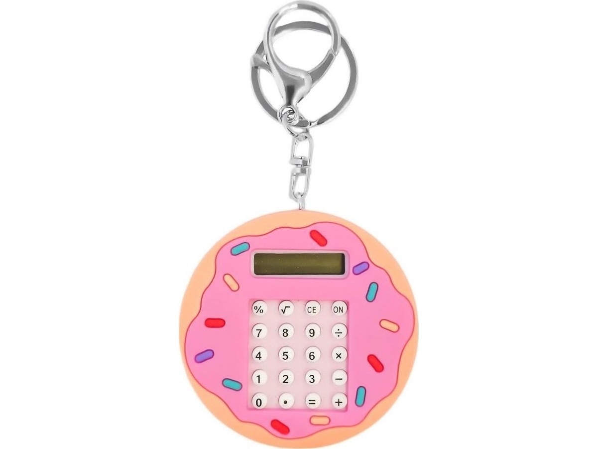 Gummidonut-kalkylator nyckelring | Kontorsmaterial - Tejp & dispensrar - Tejp dispensrar | GameStuff