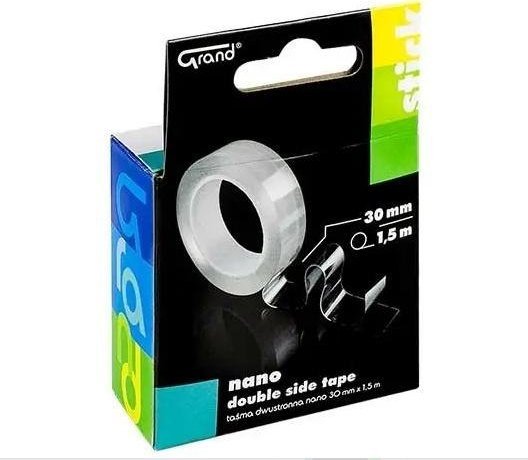 Dobbeltklæbende tape Nano 30mmx1,5m GRAND