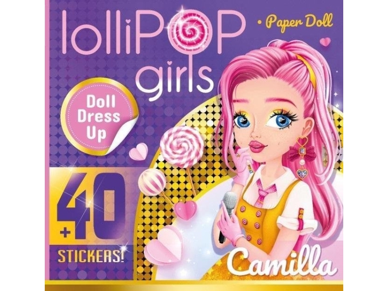 Puppe Zum Ausschneiden Mit Aufklebern 200X200 Camilla
