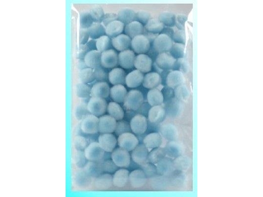 Hellblaue Bommeln 10Mm 100Stk