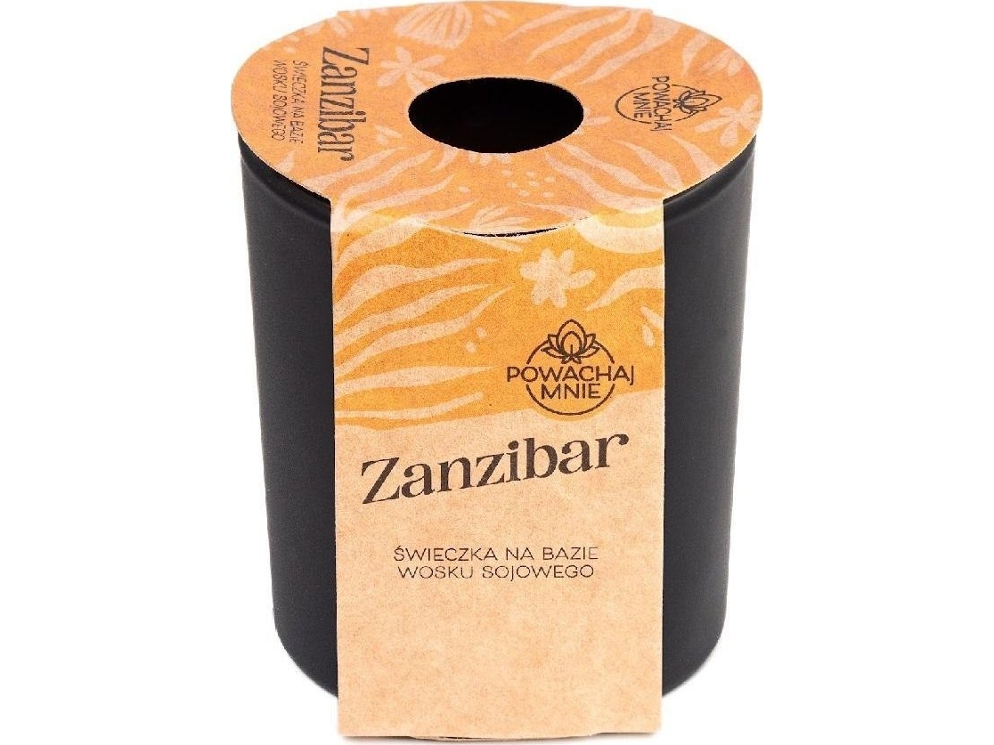Smell Me Zanzibar Soy Candle Black