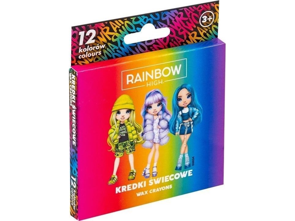 Astra voksfarver ægformet Rainbow High 12 farver ASTRA
