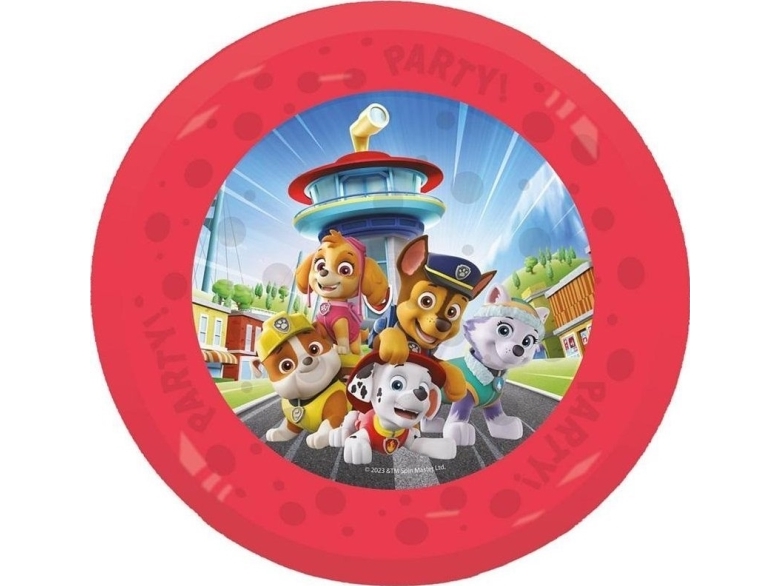 Paw Patrol Återanvandbar Tallrik 21cm