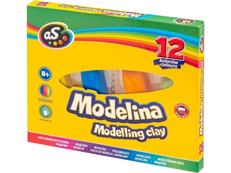 Modelliermasse 12 Farben As