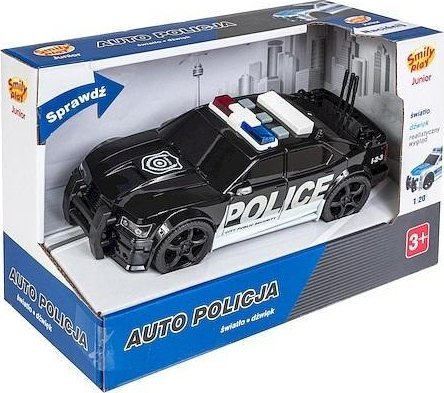 Politibil med lys og lyd