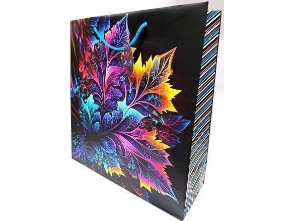 Koristeellinen mattopussi 18x23x10cm lehdet GB23129