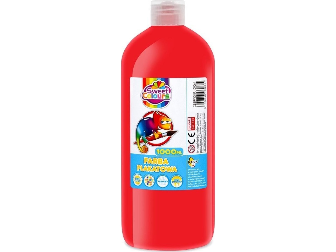 Plakatfarbe Rot 1000Ml