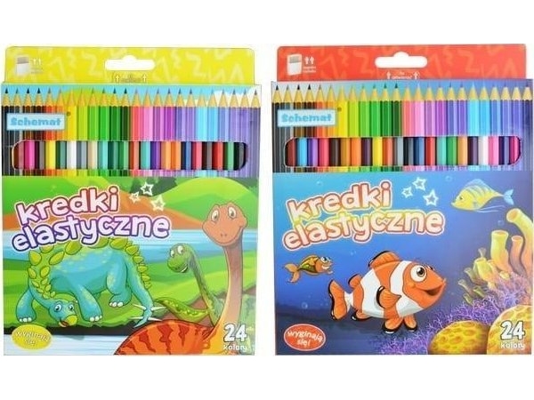 Flexible Bleistifte 24 Farben Mix