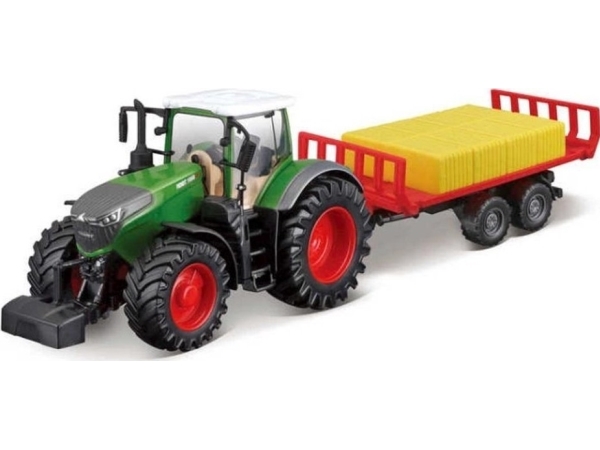 Fendt 1050 Vario med anhænger og halm BBURAGO