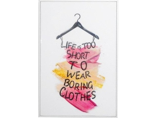 Image - Life is too short 20x30cm