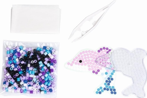 Påpressade pärlor - Dolphin | Leksaker - Kreativitet - Pärlor | GameStuff