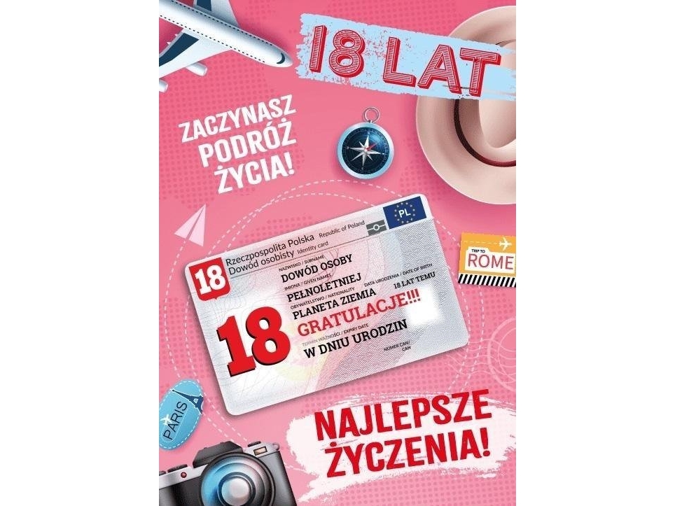 Geburtstagskarte 18