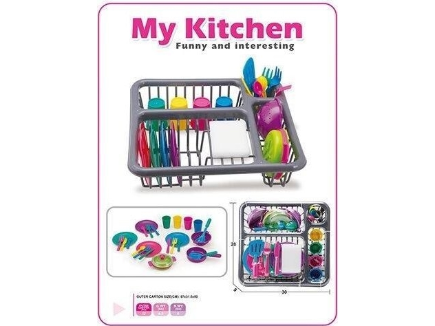 Tallriksset med avrinningsfat | Köksutrustning - Hushålls tillbehör - Diskning | GameStuff