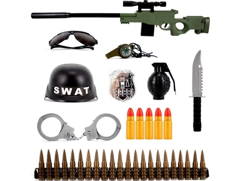 Militär i ett nät | Utomhusleksaker - Softguns och Blasters - Softguns Pistoler | GameStuff