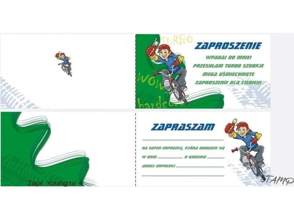 Invitations Young Boy pattern #04 10pcs | Skola & Hobby - Festdekorera - Presentinslagning | GameStuff