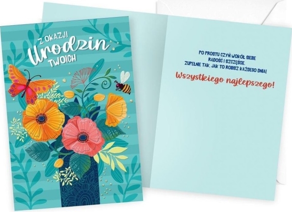 KUKARTKA Fødselsdagskort B6