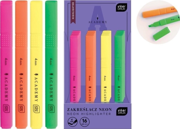Academy Neon-Highlighter-Mix (16 Stück)