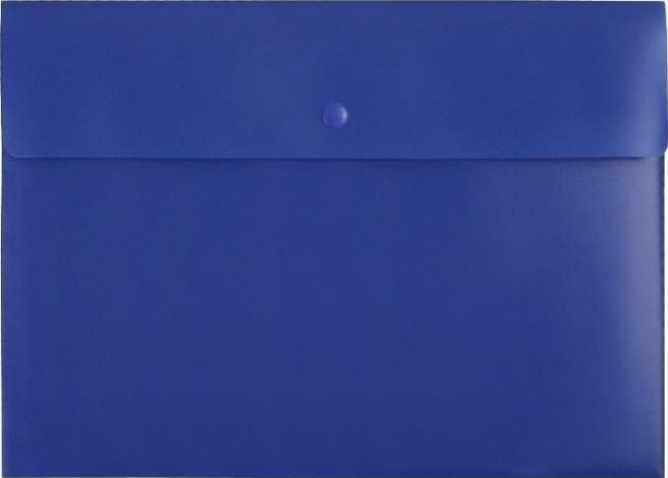 A4 dokumentmappe/omslag PP blå