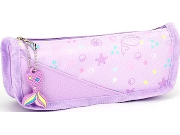 Small Tube Pencil Case Sea Purple