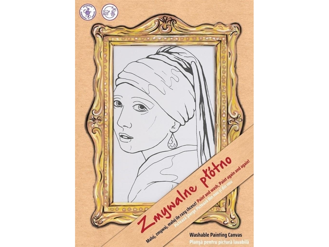 Funny Mat STRIGO flicka med pärla vit duk | Leksaker - För dom minsta - Aktivitetsfilt | GameStuff