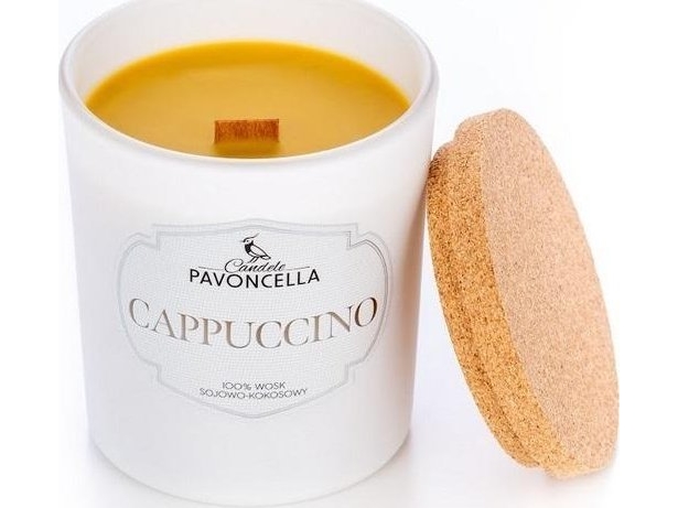 Cappuccino Sojakerze Weiß 135G