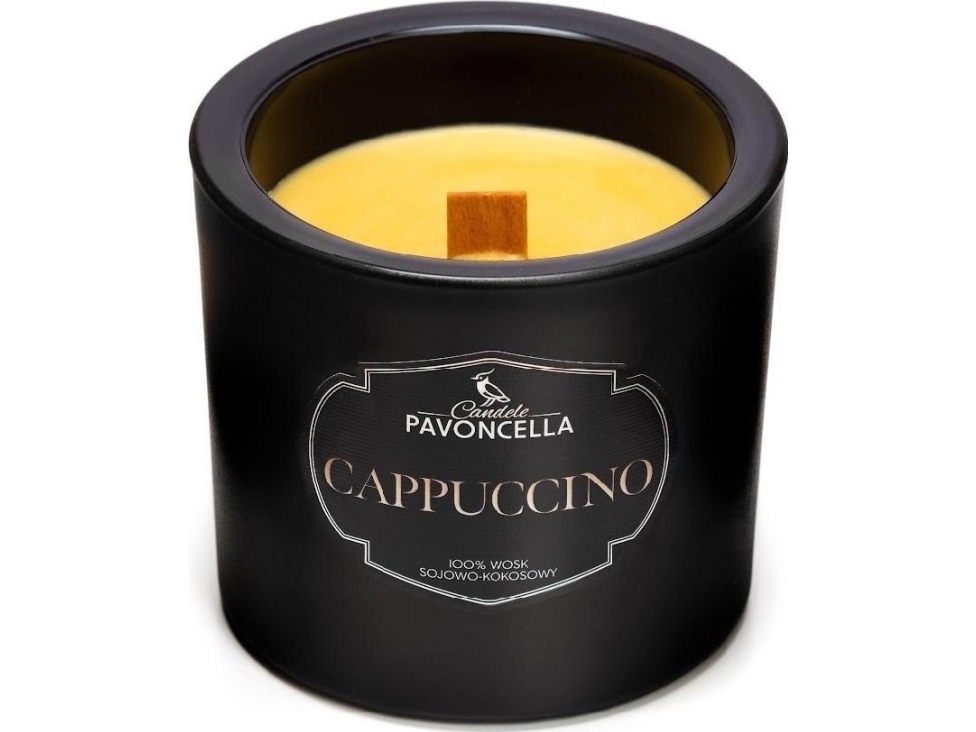 Cappuccino Soy Candle Black 170G