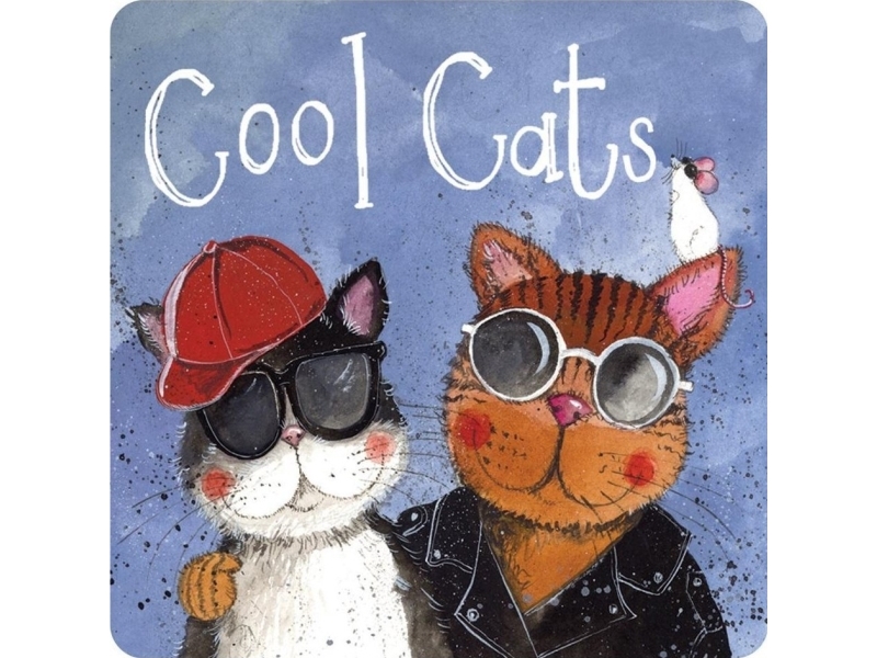 C170 Coole Katzen Becherunterlage