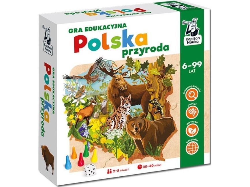 Kapitän Nauka Polska Przyroda: Ein Lehrreiches Naturspiel Für Die Ganze Familie Gr0708