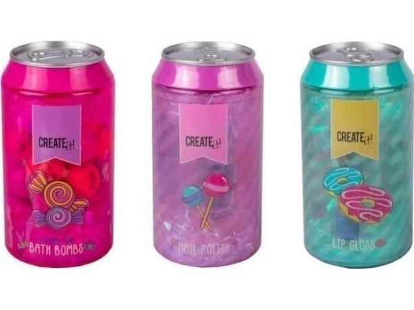 Puszka z kosmetykami Candy mix CREATE IT! | Smink - Sminktillbehör - Smink för barn | GameStuff