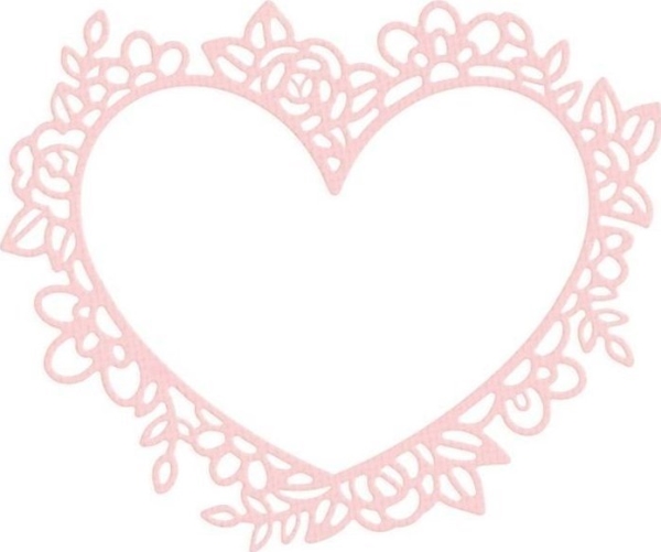 Die-Cut - Floral Heart