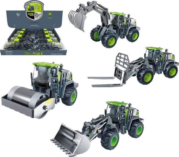 Trifox Auto Construction Kraftfahrzeug Metall 4 Modelle