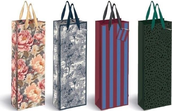 Flaskpåse Guld 190g 13x36x10 mix | Papper & Emballage - Kuvert & påsar - Speciella kuvert | GameStuff